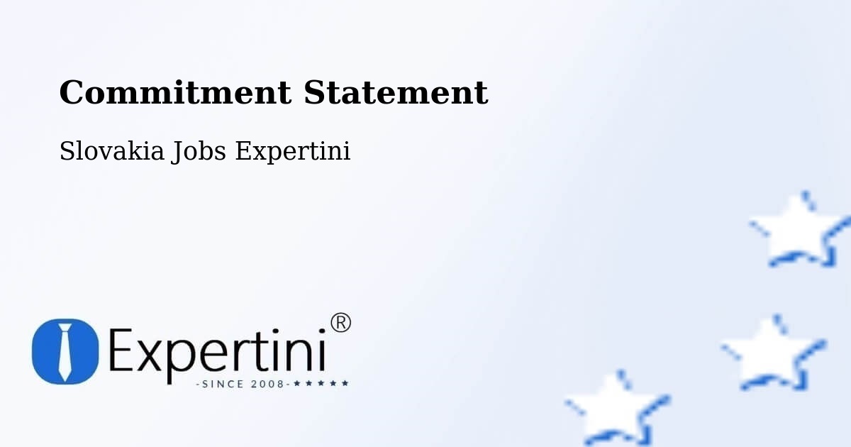 Corporate Commitment – Senec - Slovakia Jobs Expertini
