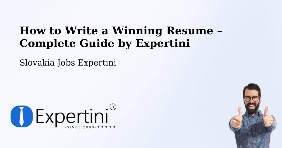 Resume Writing Guide for Job Seekers – Senec - Senec, Slovakia Jobs Expertini